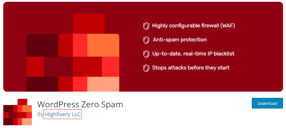 WordPress Zero Anti-Spam Plguin